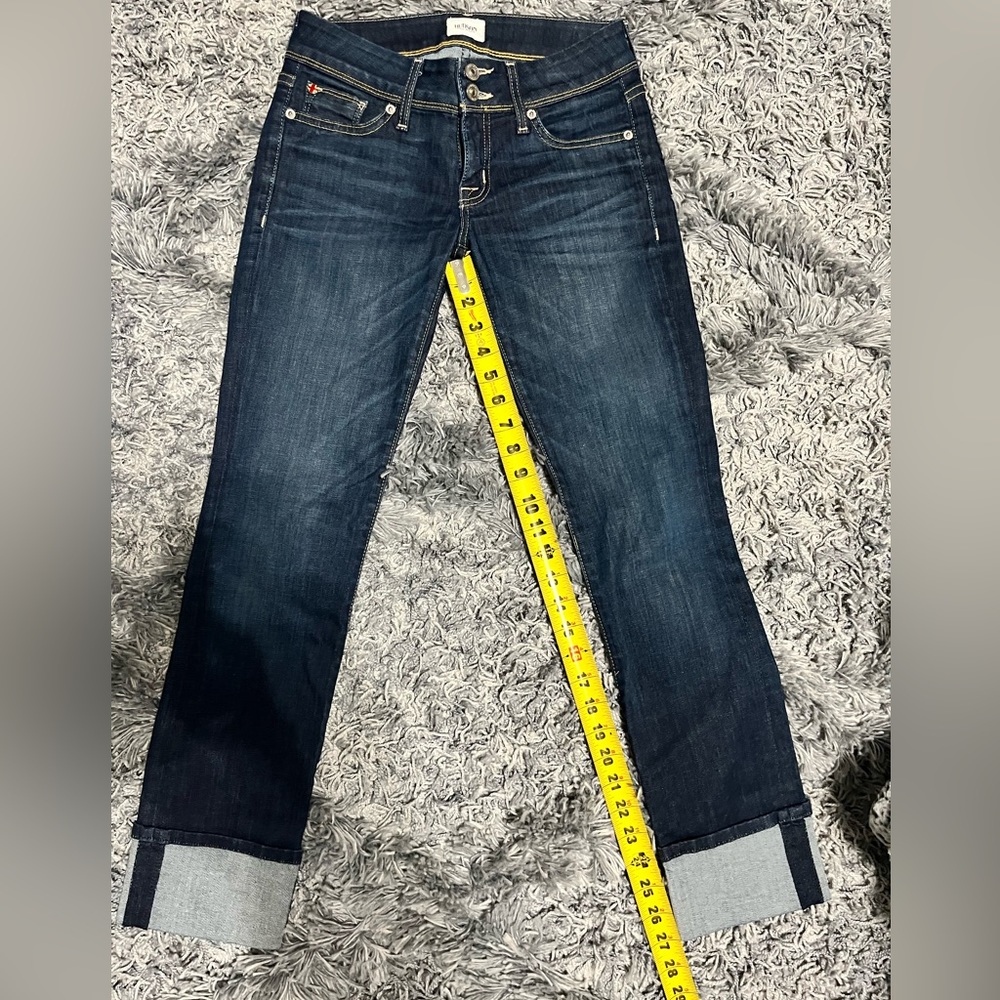 Hudson Ginny Crop Straight w/Cuff - Size 25